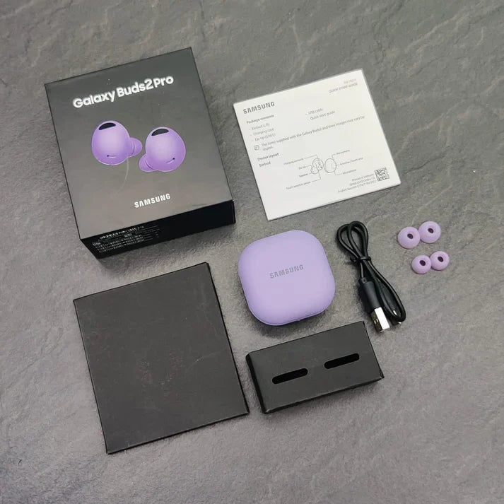 Galaxy Buds 2 Pro, with Innovative AI Features, Bluetooth Truly Wireless in Ear Earbuds with Noise Cancellation