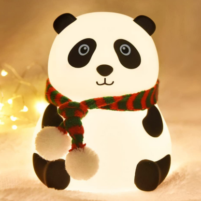 Sugarpods LED Panda Night Lamp, Touch-Activated Silicone Lamp