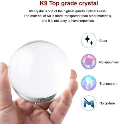 3D Galaxy Crystal Ball Night Lamp, USB Table Colorful Led Wooden Crystal Ball Pack of 2 (Ganesh Ji Laxmi Ji)