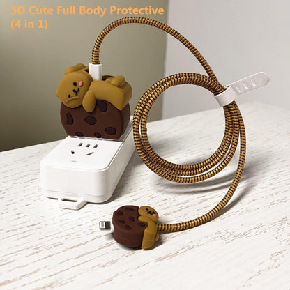 Protective Charger Case for iPhone – Biscuit Bear