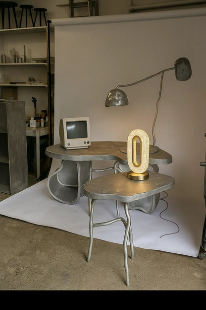 Luxurious Modern LED Table Lamp Featuring a Color-Dimmable Function