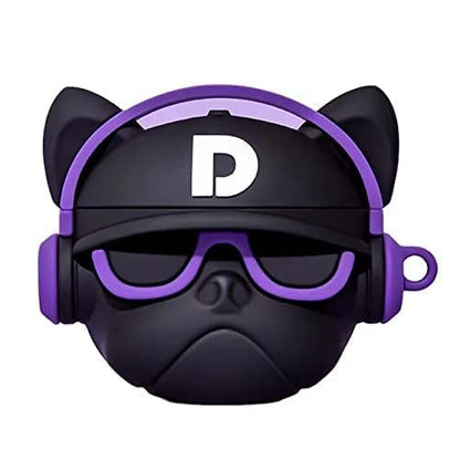 Black Dog Silicone Case for AirPods Pro 2 (2022) – with Keychain