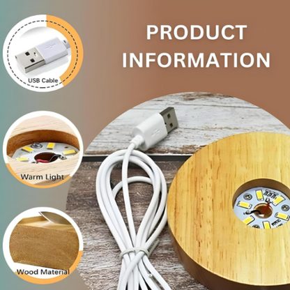 3D Saturn Crystal Ball Night Lamp,Creative Engraved Crystal Ball Night Light