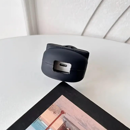 Skull-Black Cable Protector & Charger Cover Set for iPhone