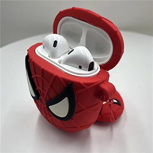 Spider-Man Silicone Case for AirPods 1 & 2 – with Keyring
