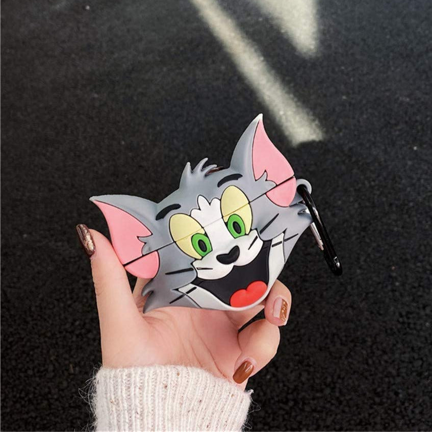 Tom Silicone Case for AirPods Pro 2 – with Keychain